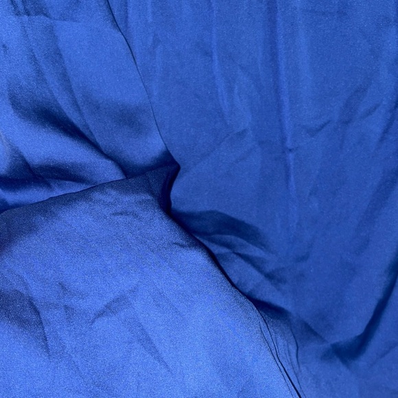 Elie Tahari Royal Blue Tank with Crochet Neckline - Picture 4 of 6